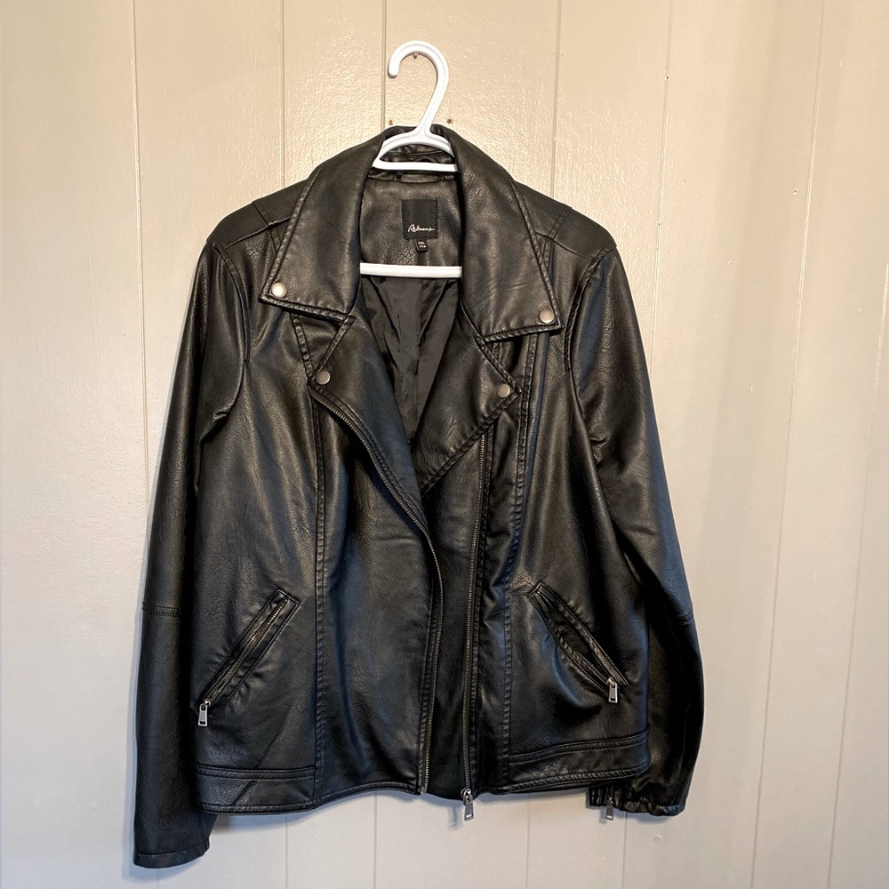 NWT Reitman’s Ladies Faux Leather Jacket